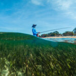 Seagrass and Fisherman in Asia by Ben Jones, Ocean Image Bank